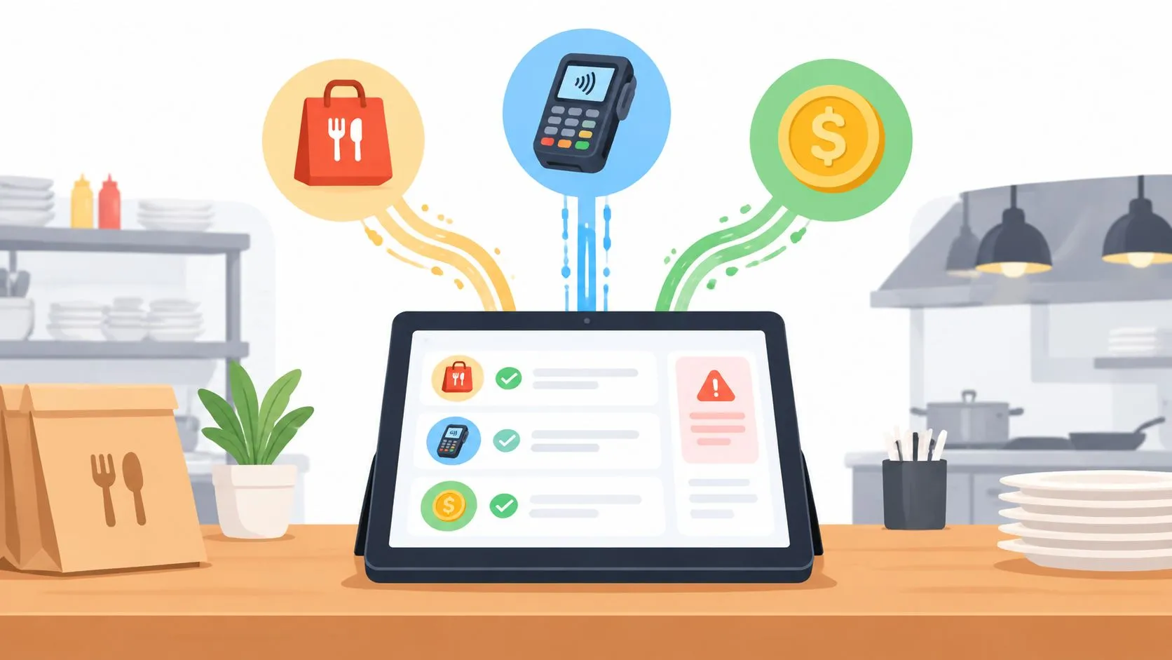 Comparison chart of data reconciliation tools for restaurant delivery and POS workflows, highlighting features and