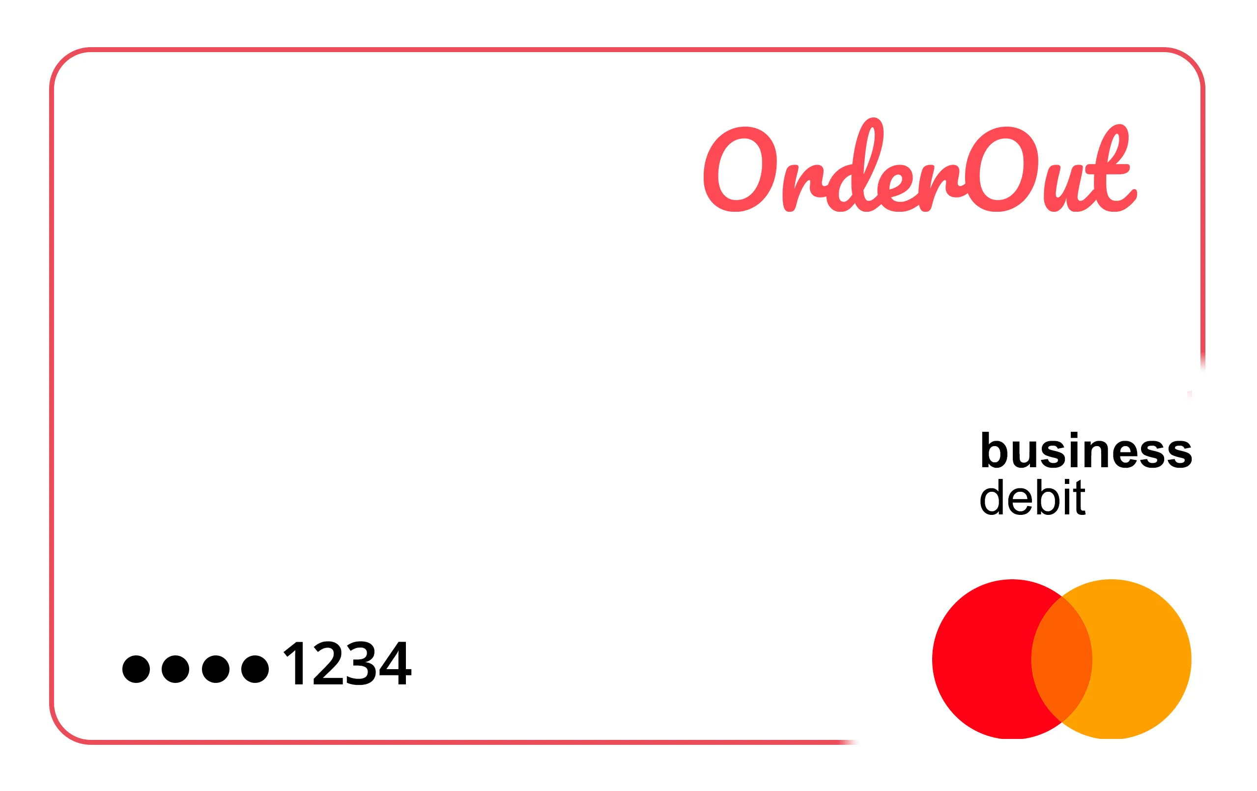 OrderOut business debit card